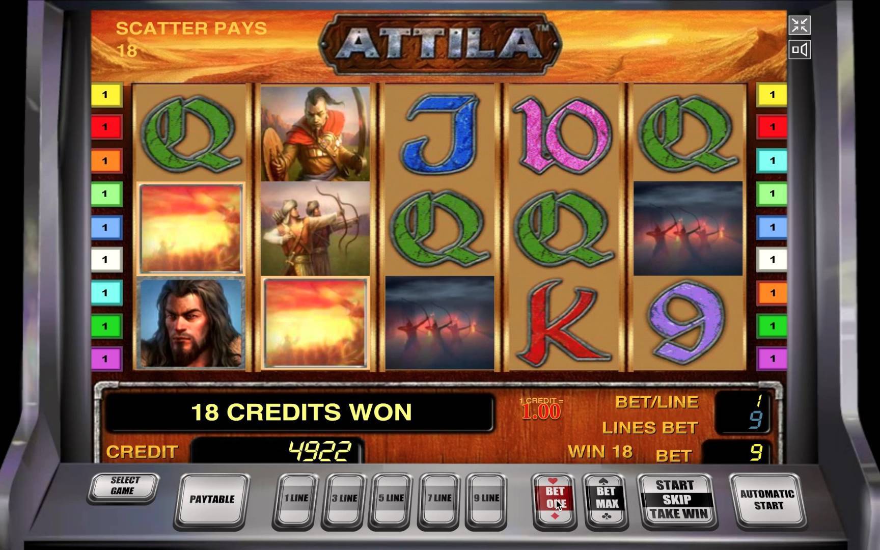 Игровой автомат Attila
