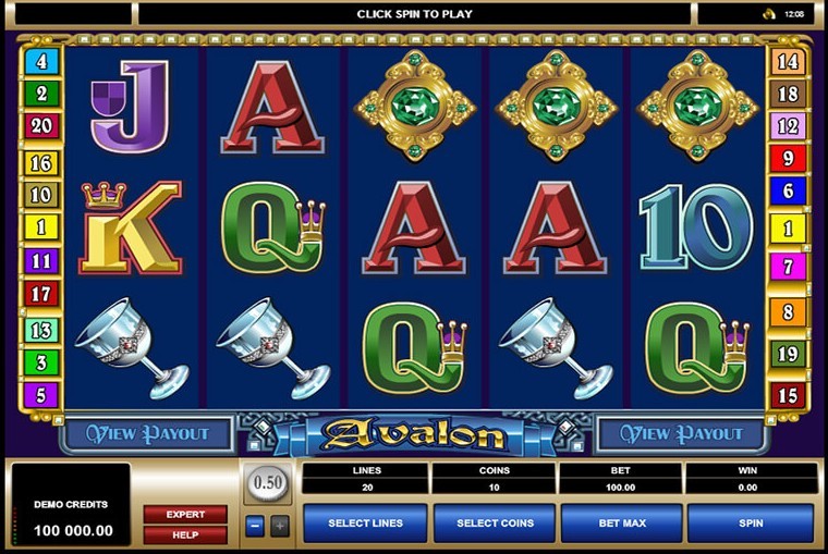 Игровой автомат Avalon