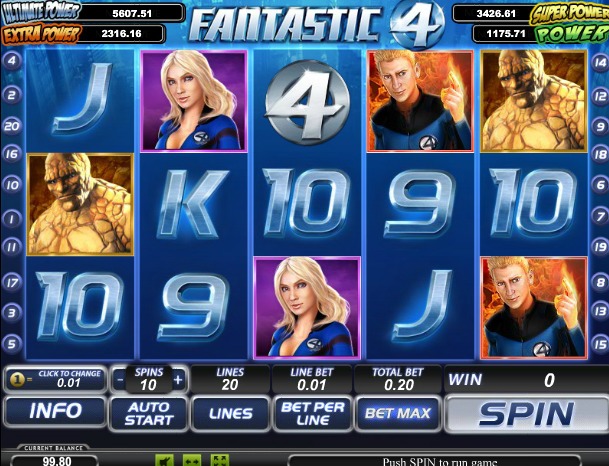Игровой автомат Fantastic Four