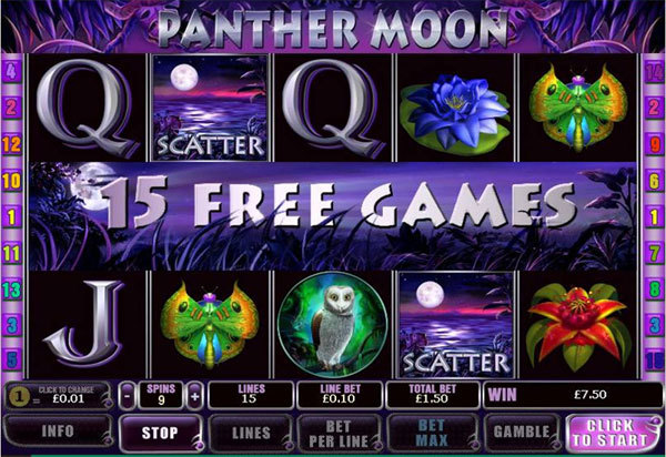 Игровой автомат Panther Moon