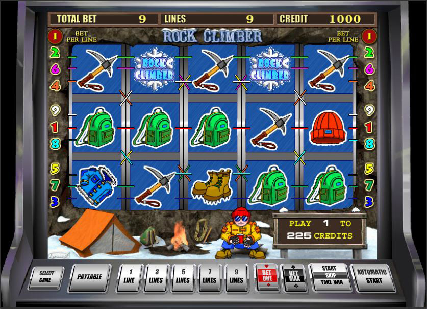 Игровой автомат Rock Climber
