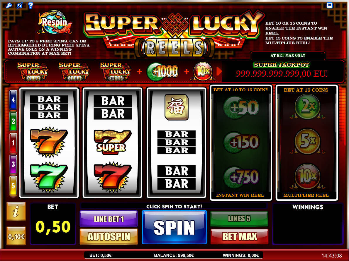 Игровой автомат Super Lucky Reels
